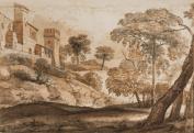 Claude Gellée (Claude Lorrain) (Chamagne, 1604/1605 – Róma, 1682): Szarvasvadászat